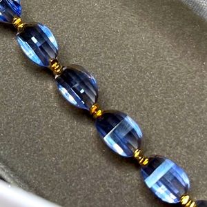 Nolan Miller Glamour Collection signed Elite Cut Oval Rhinestone Bracelet